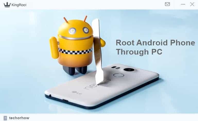 Root any Android Device in Single click through PC