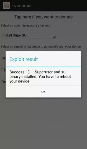 Root Android with Framaroot