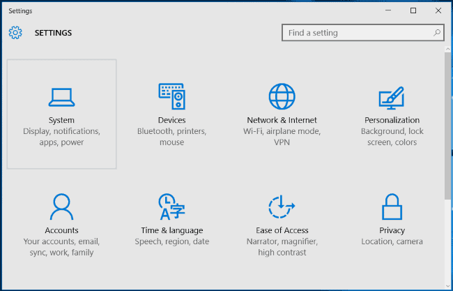 Windows 10 Notification Setting