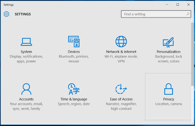 Windows 10 Privacy