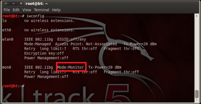 Enable Monitor Mode on Bactrack 5