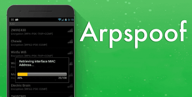 Arpspoof WiFi Hacking App for Android