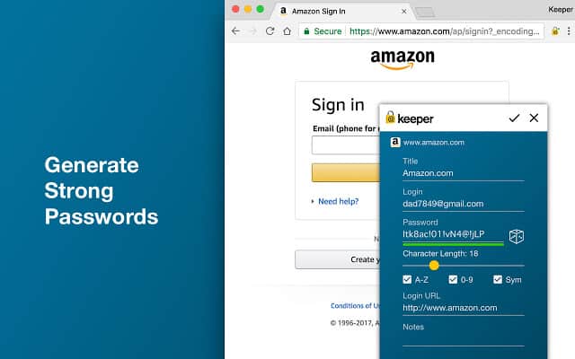Keeper - - Best Password Manager Chrome extension for Windows 10