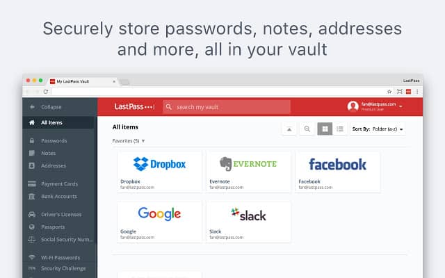 LastPass - Best Password Manager Chrome extension for Windows 10