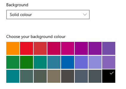 Solid Color - Windows 10 
