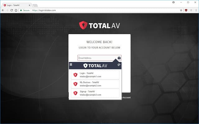 Total AV - Best Password Manager Chrome extension for Windows 10