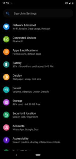 Android Setting - Techorhow