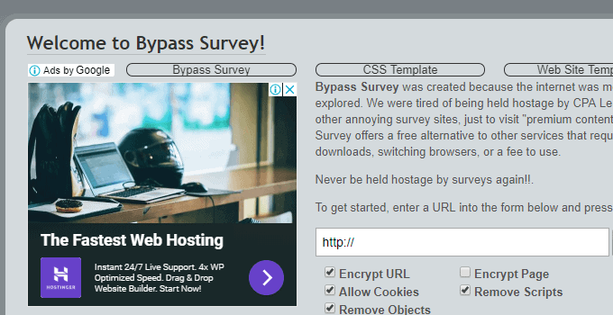 xj survey remover