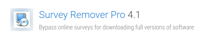 Survey Remover Tool - Techorhow