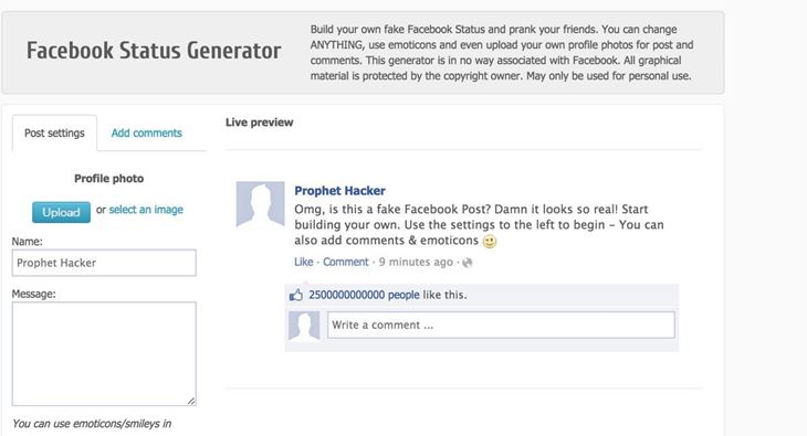 create-fake-facebook-post
