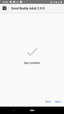 Droid Buddy APK Installation Wizard