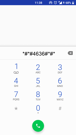 Accessing Android Engineering Mode Through Phone Dialer