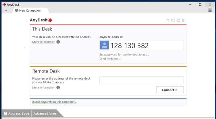 AnyDesk - Remote Desktop Connection