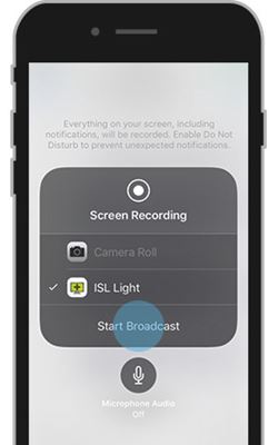 Control iPhone from PC using ISL Light App