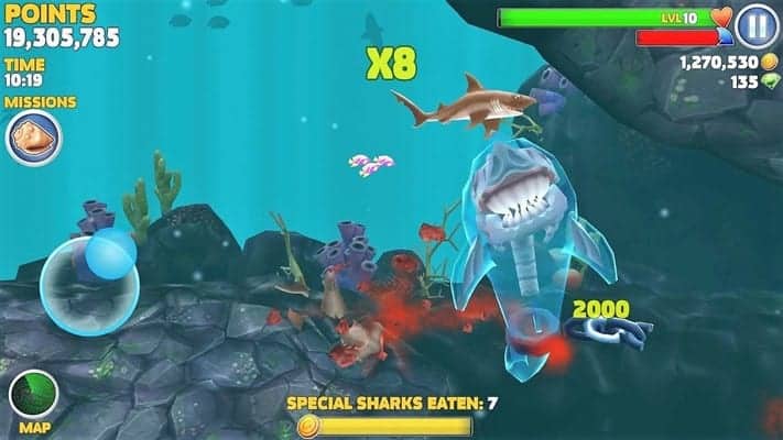 Hungry Shark Evolution Gameplay