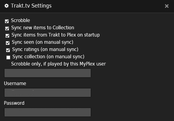 Trakt Scrobbler - Best Plex Channel