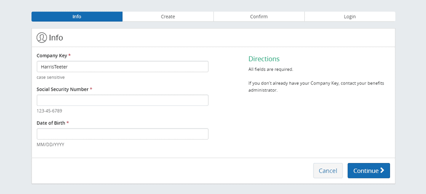 MyHTspace Employee Registration Portal