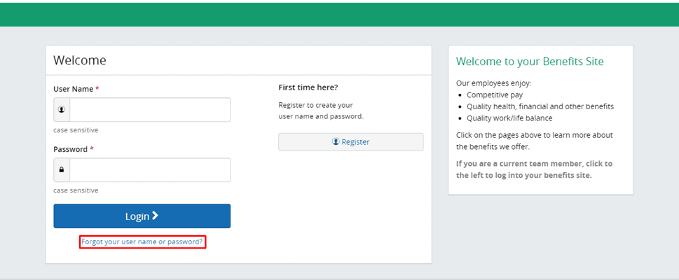 Reset MyHTspace Password