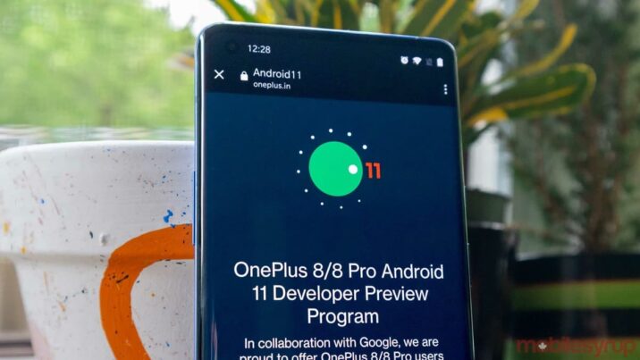 OnePlus 8/8 Pro Android 11 Beta Developer Preview