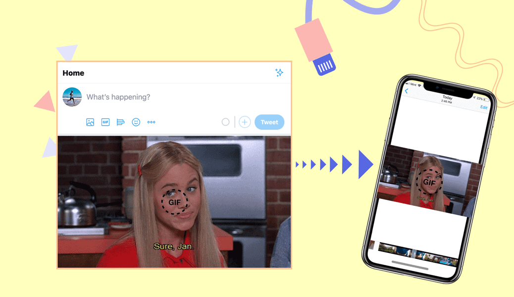 How to save a GIF from Twitter