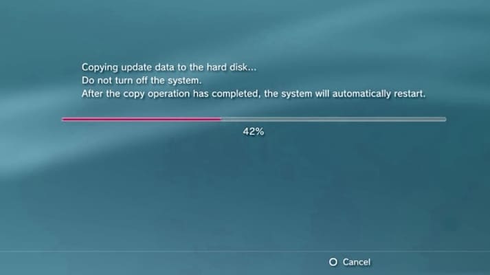 Updating PS3 Firmware