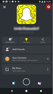 Delete Your Snapchat Account Using Android Phone