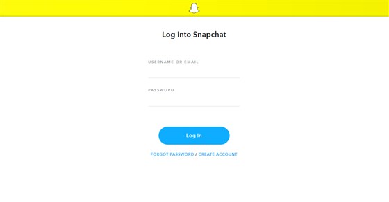 Login to Snapchat