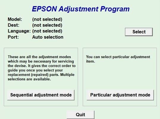 How to Use Epson L380 Adjustment Program