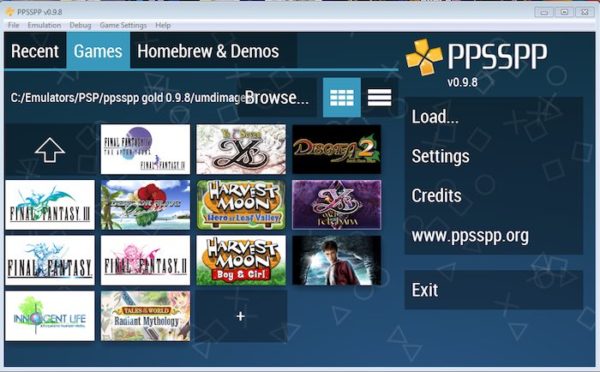 PPSSPP PS3 Emulator for Windows