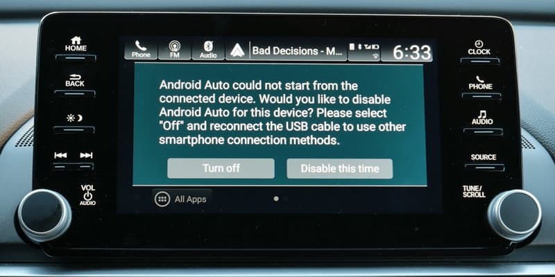 Android Auto Not Working Connection error