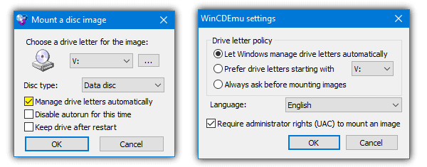 WinCDEmu ISO Mounting Software