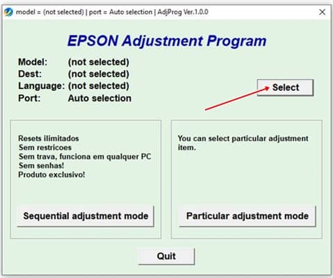 Epson L360 Adjustment Program