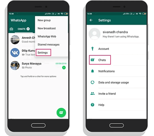 WhatsApp Plus APK - Backup Chat