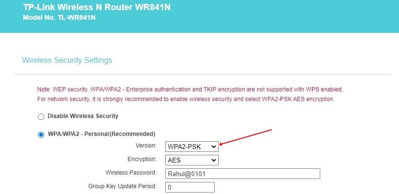 Change Routers Encryption Method