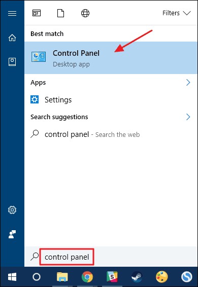 Windows Control Panel