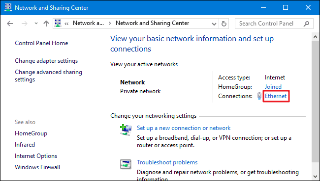 Windows Adapter Details