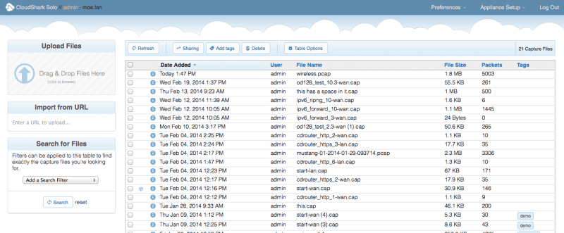 Cloudshark - Network Analyzer Tool