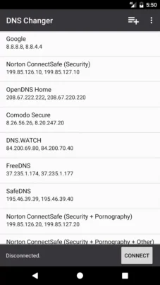 DNS Changer Lily Android App