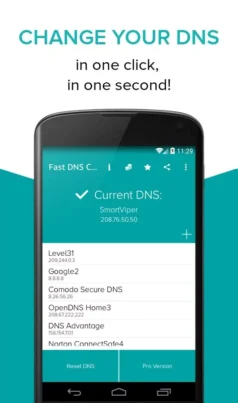 Fast DNS Chnager app