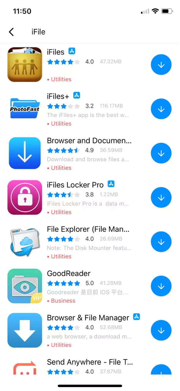 Install iFile File Manager using TutuApp