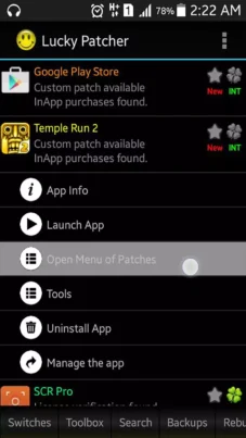 Lucky Patcher - Bypass android in-app purchases