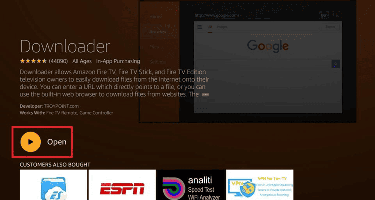 Downloader App for Firestick