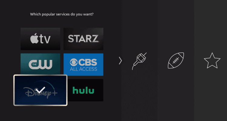 Amazon Firestick App Selection While Setup