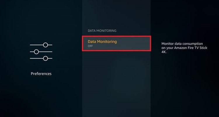 Disable Amazon Firestick Data Monitoring