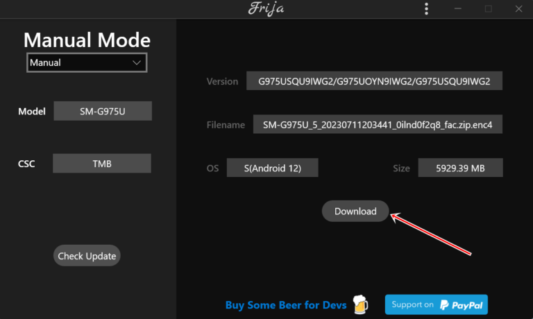 Download Frija Tool V2.0.23 - Samsung Firmware Downloader [2023]
