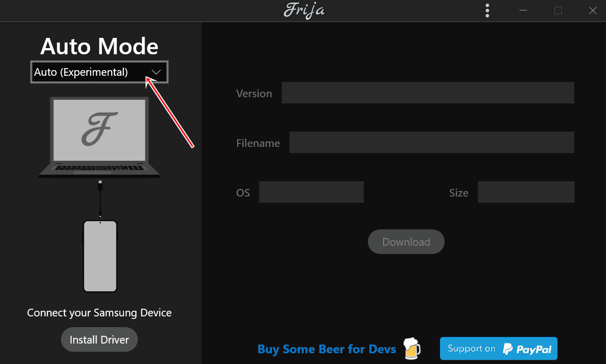 How to Use Frija Tool in Auto Mode